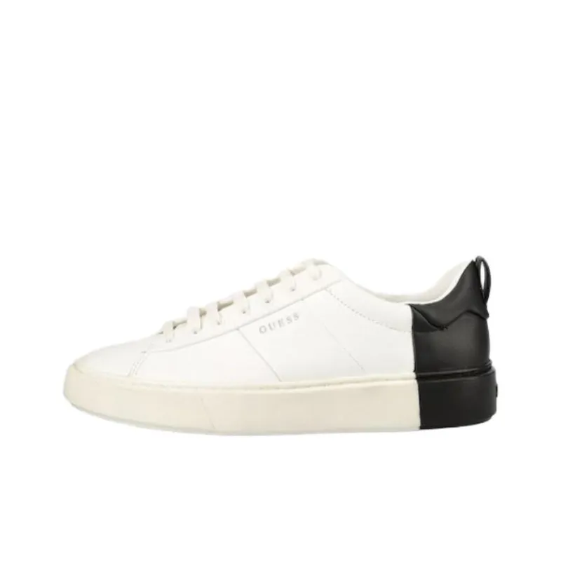 GUESS New Vice Low Top Skateboard Shoes Men's White-0