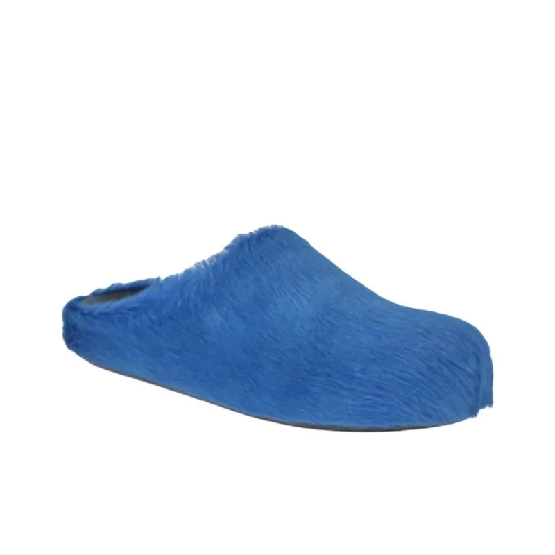 MARNI Slip Resistant Closed Toe Slippers Women's Blue-2