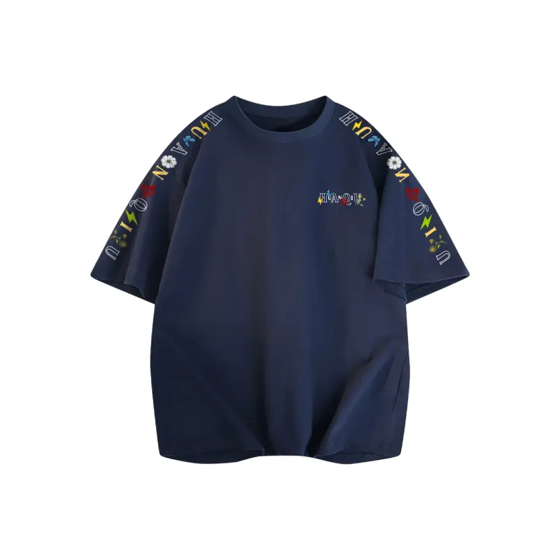 HUANQIU Short Sleeved T Shirts Unisex-10