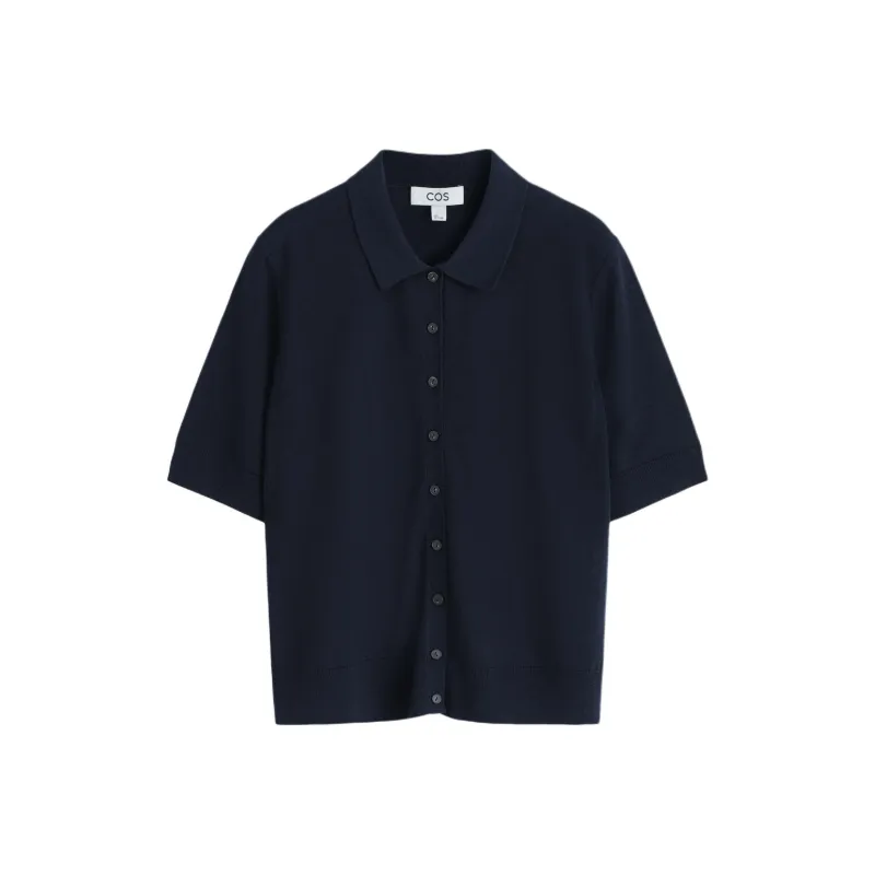 COS Polo Shirts Women's Navy Blue-0