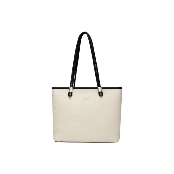 MEXICAN PU Tote Handbag, Shoulder Bag Women's Ecru/Lime