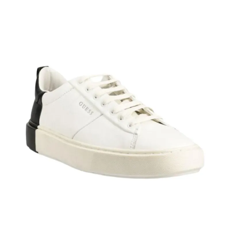 GUESS New Vice Low Top Skateboard Shoes Men's White-1