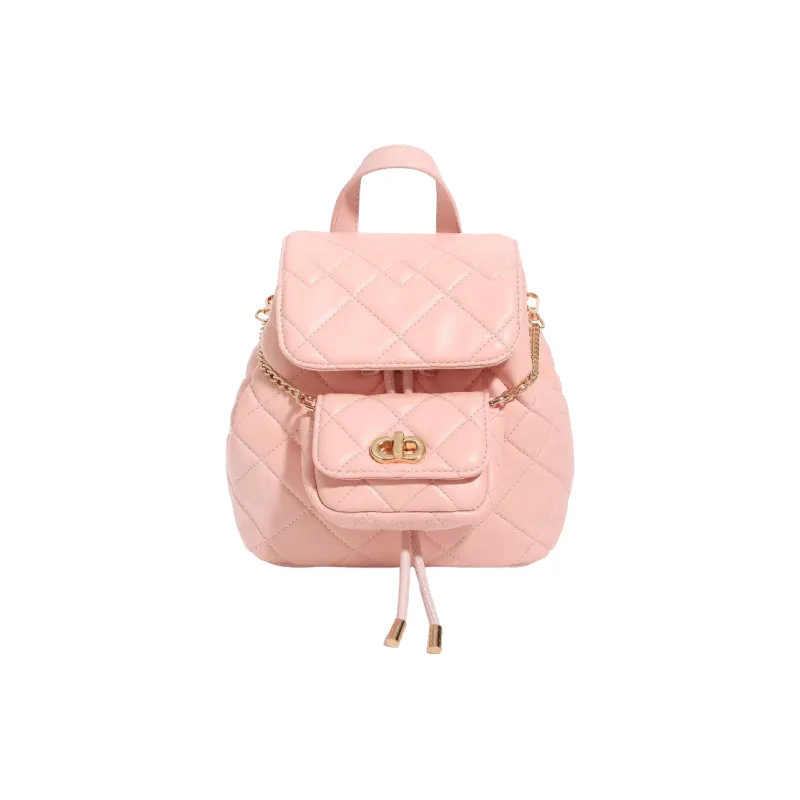 MINLUBAOLUO Artificial Leather Backpack Women's Multicolor-5
