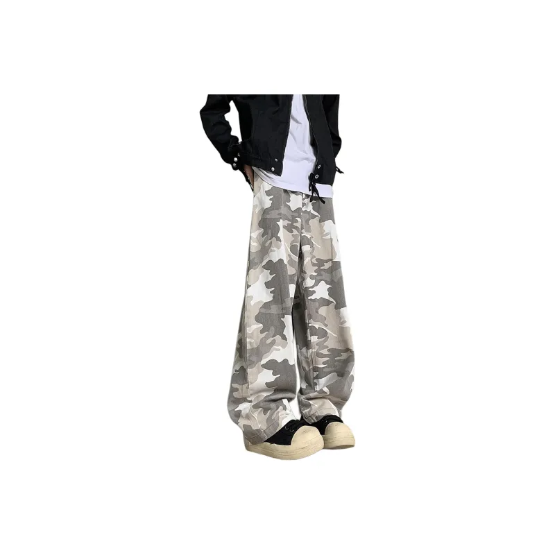 WOKXSS Jeans Unisex Gray White-0