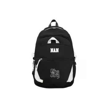 Vack Nylon Backpack Regular Unisex Black/Red/Coffee/Lake Blue/Dark Blue