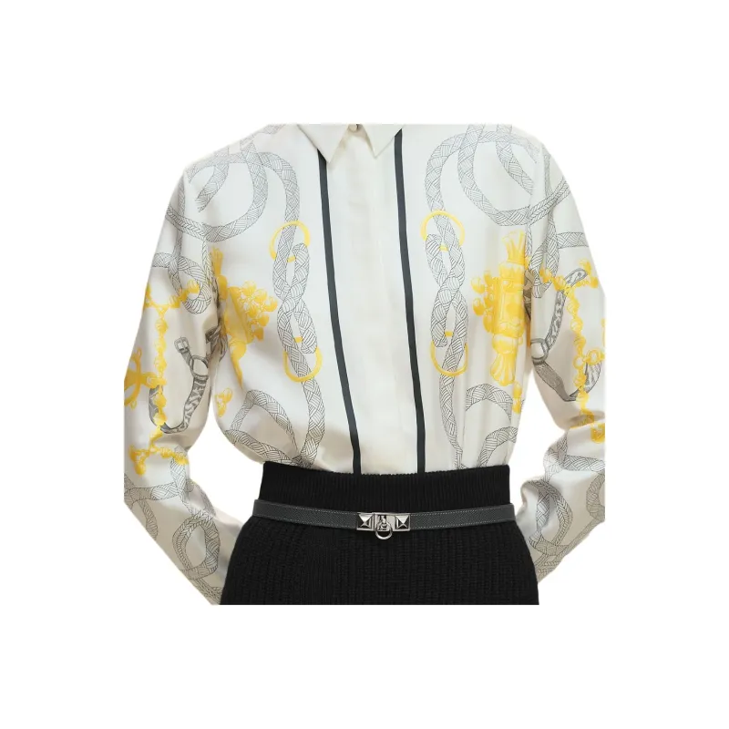 HERMES FW25 Shirt Women's White-5