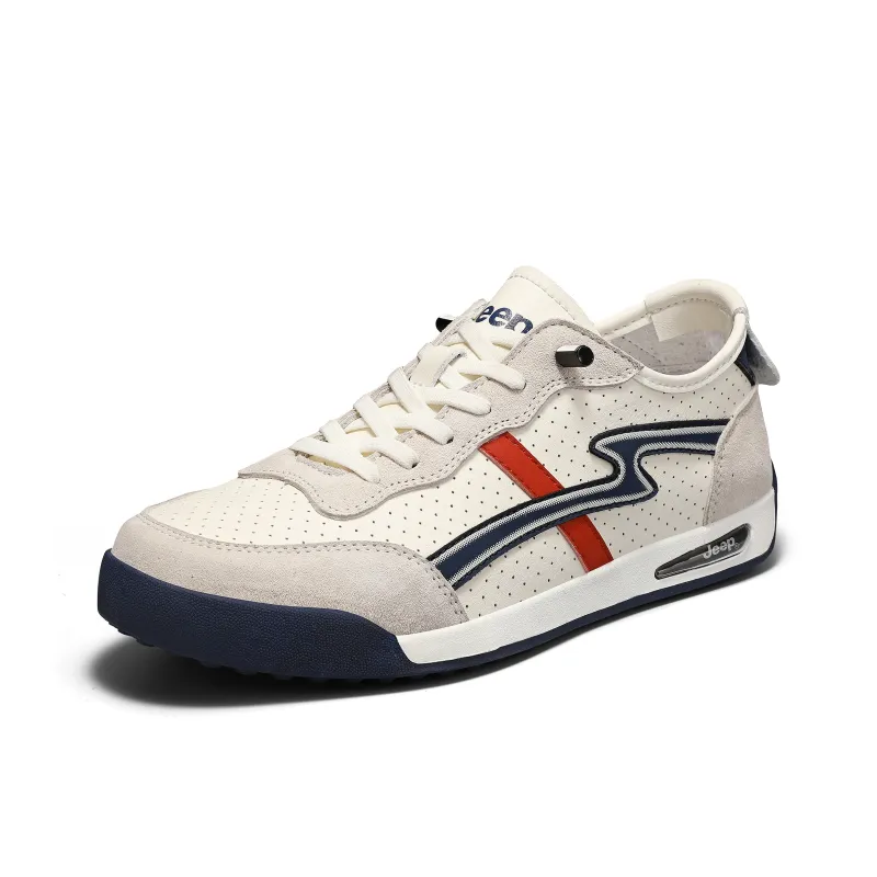 Jeep Cushioning Abrasion Resistant Lightweight Slip Resistant Low Top Skateboard Shoes Men's-8