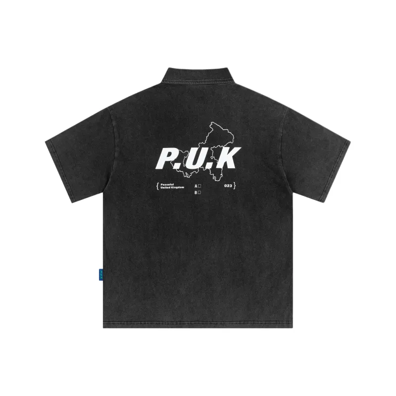 PUK Polo Shirts Unisex Black-1