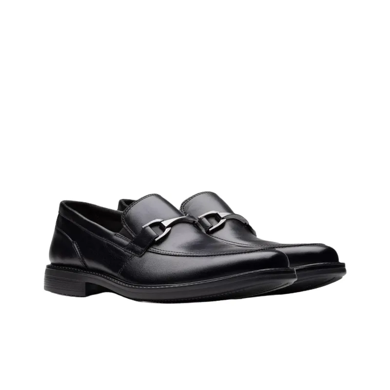 Clarks Laureate Step II Loafers Men's Black-2
