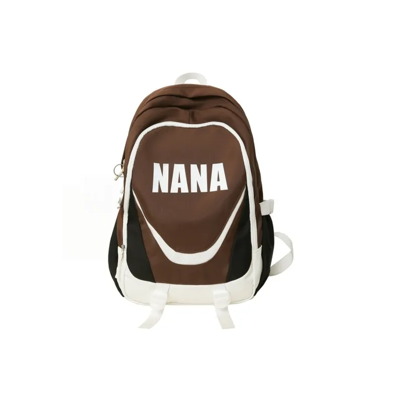 Vack Nylon Backpack Regular Unisex Black/Red/Blue/Brown-13