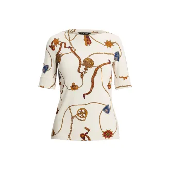 LAUREN RALPH LAUREN T Shirt Women's Cream White