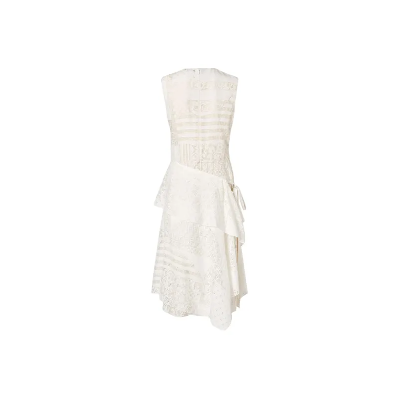 FENDI Sleeveless Dress Women's White-1