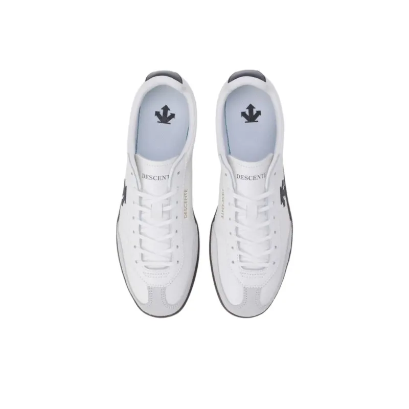 DESCENTE Edge Coat Anti Slip Wear Resistant Low Top Skateboard Shoes Unisex White-2