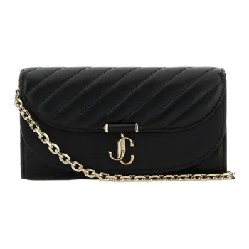 Jimmy Choo Calfskin Crossbody Bag, Shoulder Bag Women's Black