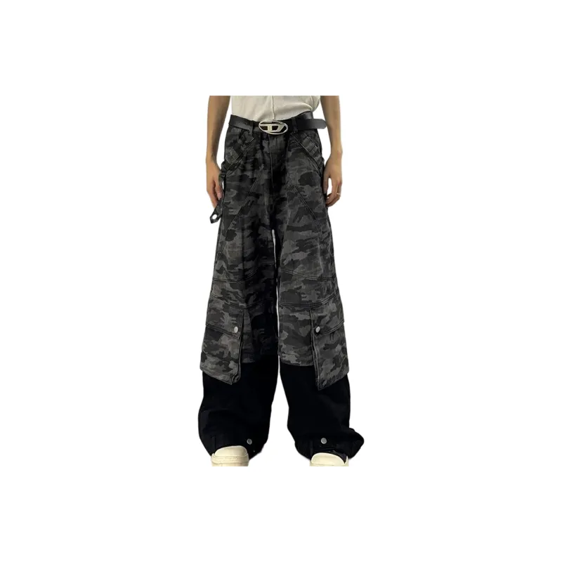 NOAHGIGI Cargo Pants Unisex Camouflage-0