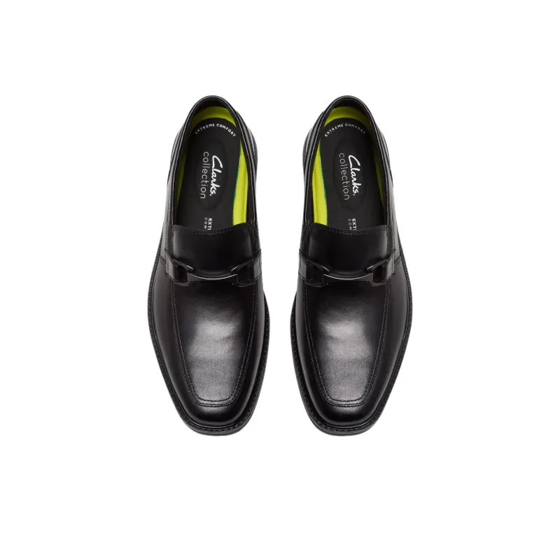 Clarks Laureate Step II Loafers Men's Black-3