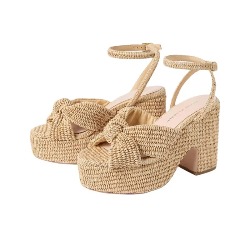 Loeffler Randall Liza One Strap Sandals 10cm Women's Beige-2