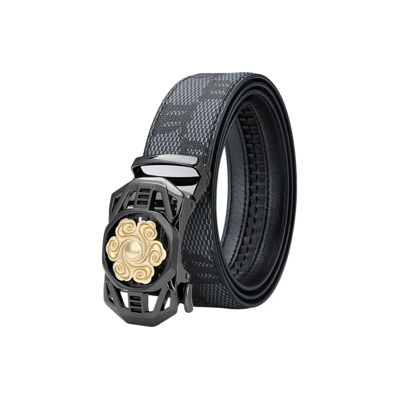 MILLIE'S Polyvinyl Chloride Leather Belts Men's 3.5cm-0
