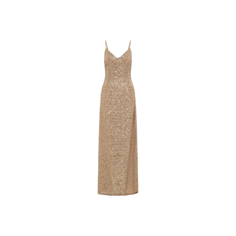PRONOUNCE Slip Dresses Women's Sequins-0