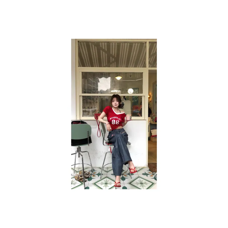 SLEEP AT 11 T Shirts Women's Red-3