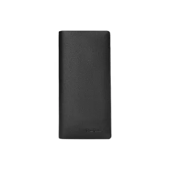 PIERRE CARDIN PVC Polyvinyl Chloride Wallet Men's Black