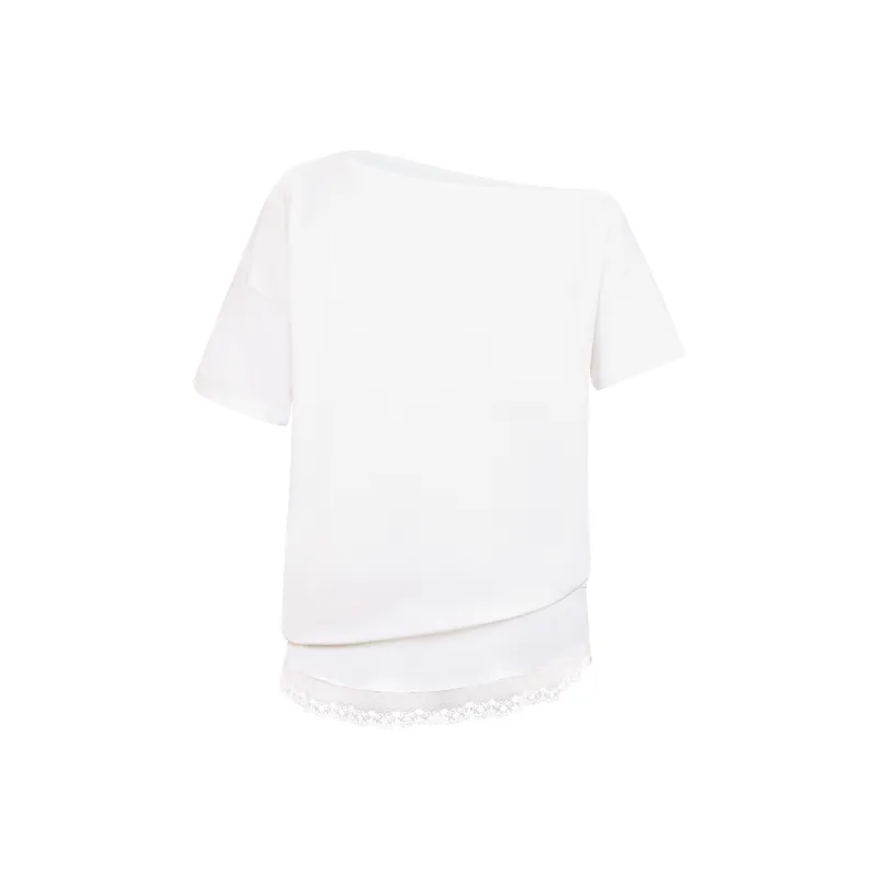 Umoumo T Shirts Women's White-1