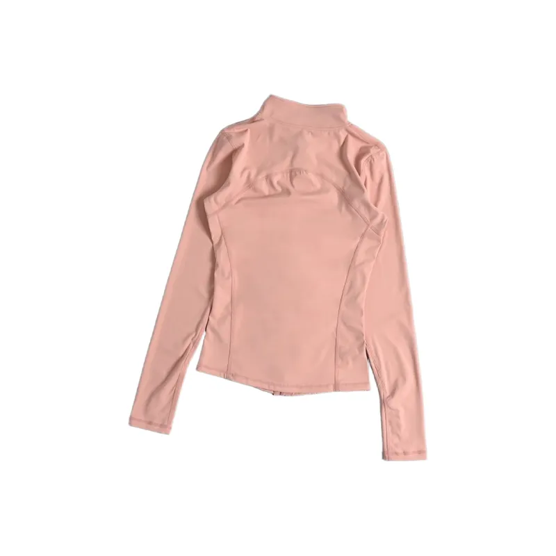 GUAILILUOLI Yoga Jackets Women's Pink-1