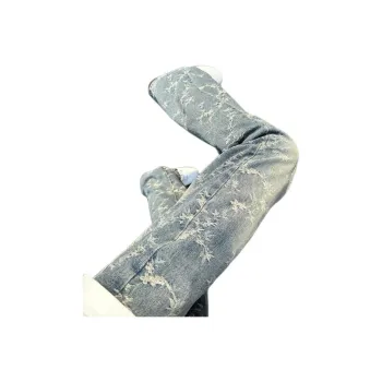 SZSX Jeans Unisex Light Blue