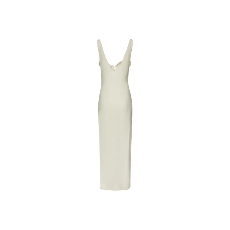 Magda Butrym Crepe High Leg Maxi Dress-1