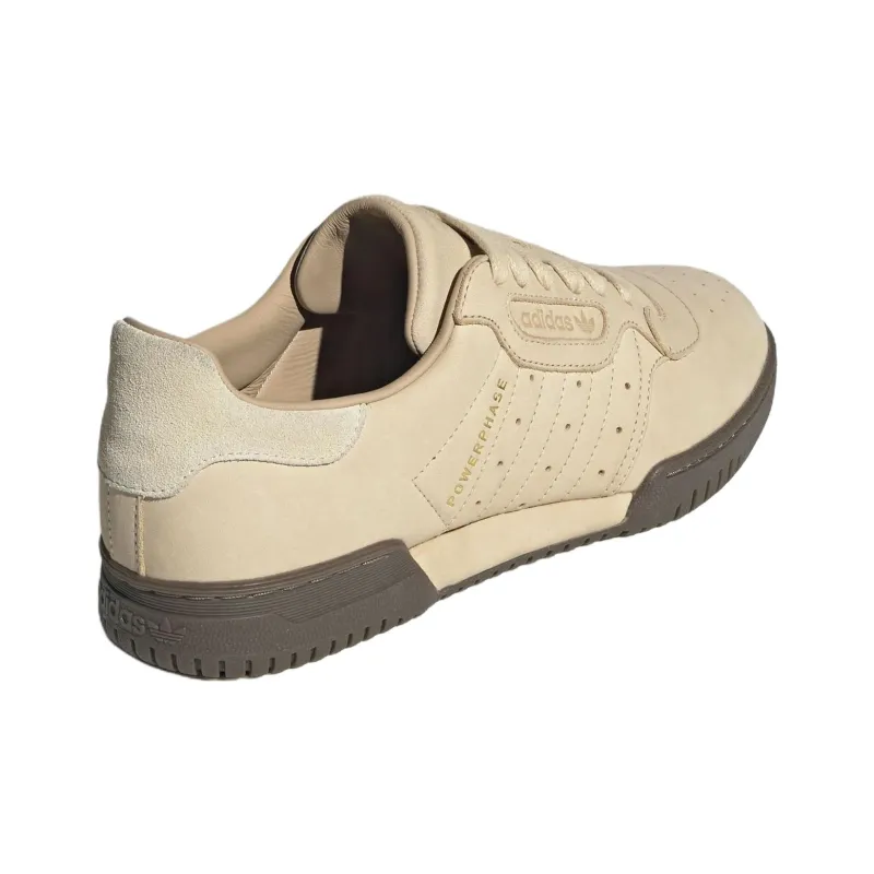 Adidas Originals Powerphase Anti Slip Wear Resistant Low Top Skateboard Shoes Men's Beige-3