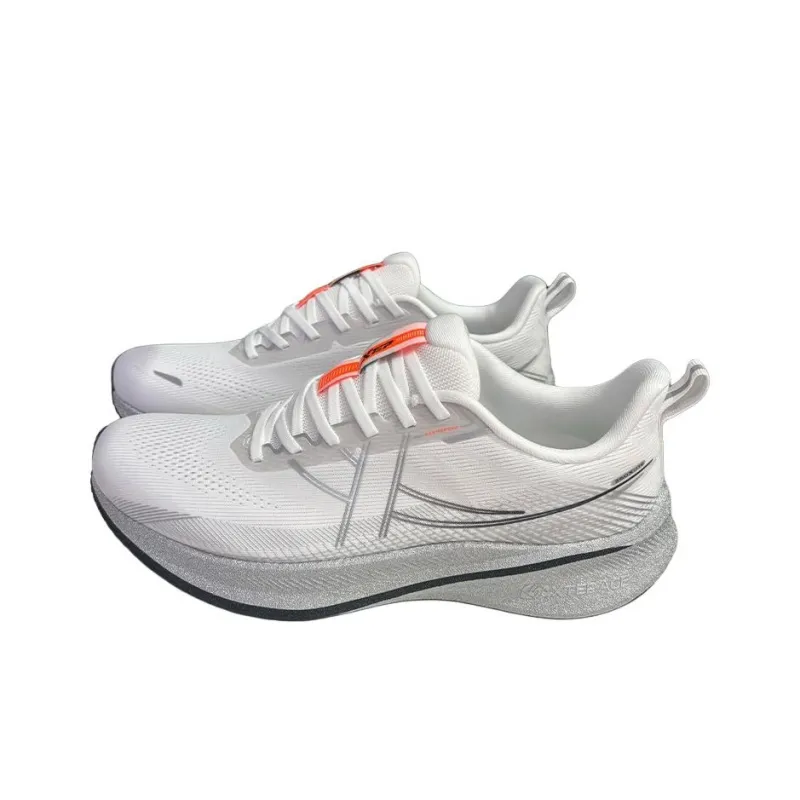 XTEP 360X 2.0 LITE Cushioning And Breathable Low Top Sprint Casual Running Shoes Men's Silver White-1