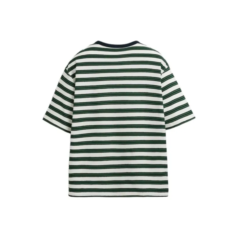 ZARA T Shirts Unisex Green/Nude-1