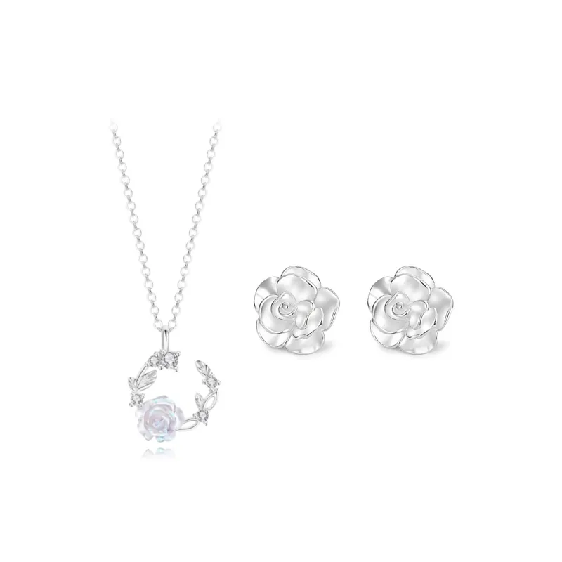 CHINA GOLD S925 Silver Necklaces Women's-8