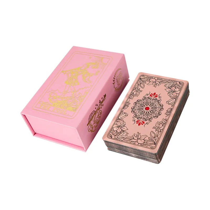 JINBANG Wite Tarot Collection, Gold Foil PVC Waterproof, Tarot Board Games-7