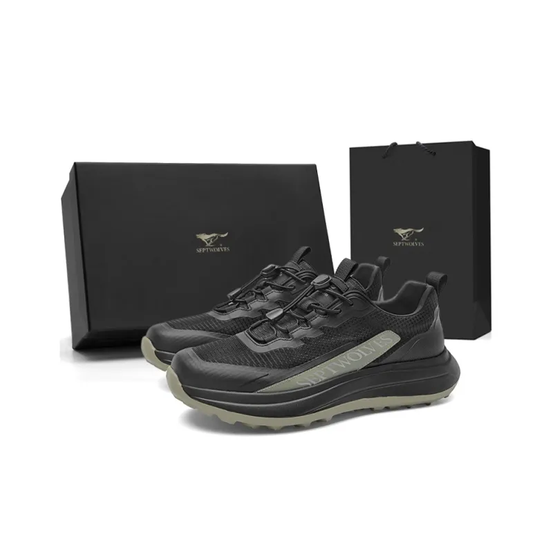 SEPTWOLVES Shock Absorbing, Non Slip, Wear Resistant, Breathable And Lightweight Low Top Casual Shoes Men's-2