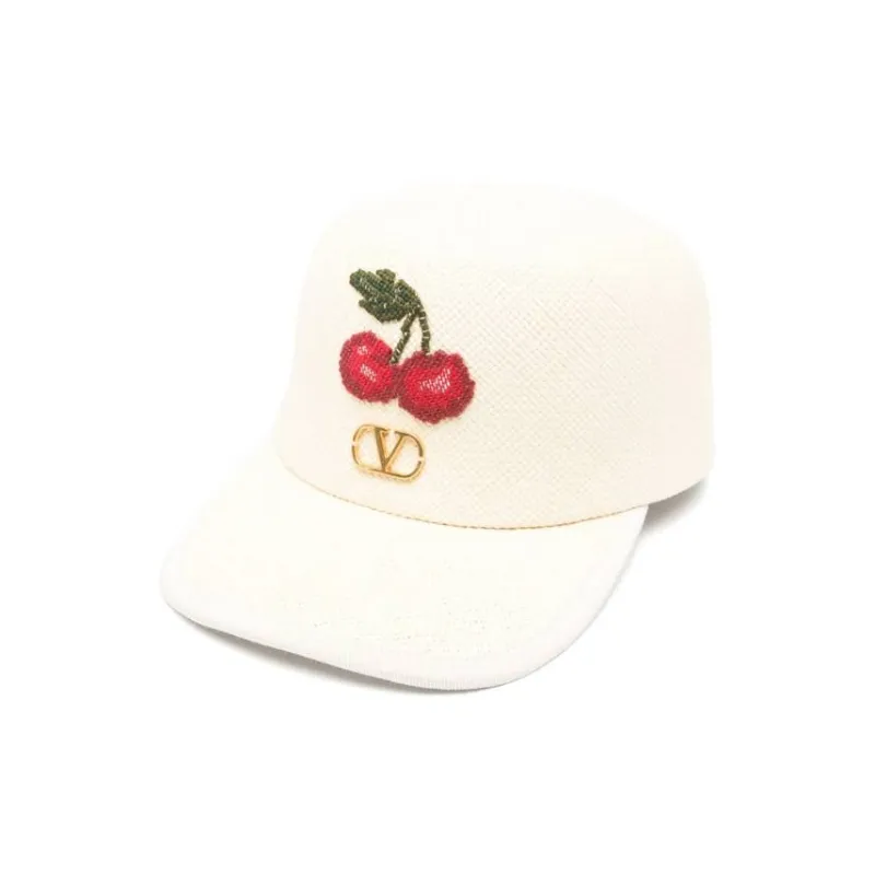 Valentino Baseball Caps Women's Beige-1