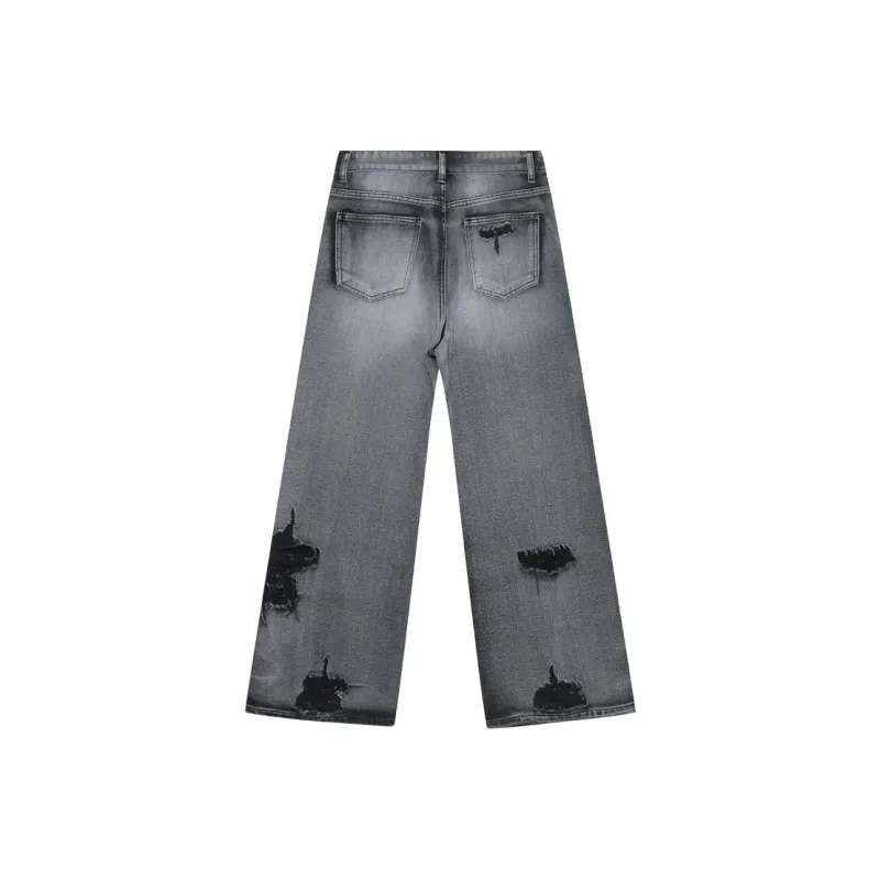WHELVE Jeans Unisex Black-1