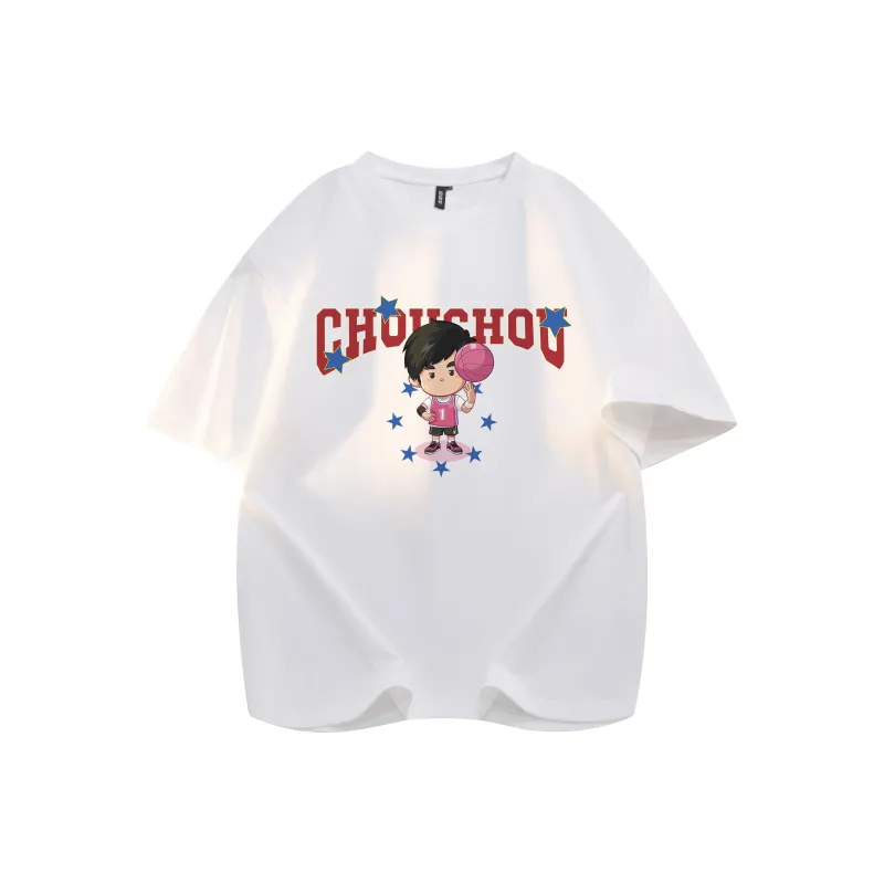 CHOUCHOUS Short Sleeved T Shirts Women's-5