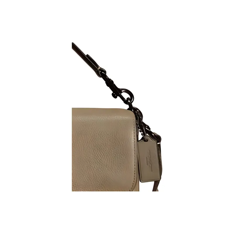 COACH Tabby Pebbled Leather Messenger Bag, Shoulder Bag, Crossbody Bag, Handbag Tubas Women's Army Green-2