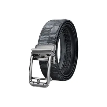 MILLIE'S Polyvinyl Chloride Leather Belts Men's Width 3.5cm