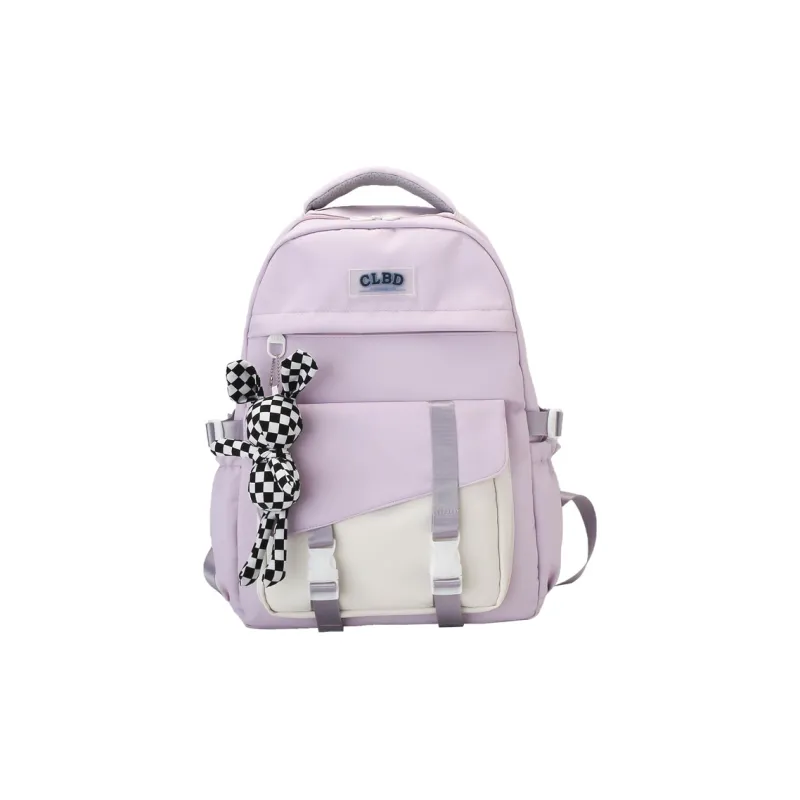 Wolfhorse Nylon Backpack Regular Unisex Pink/Black/Purple/Blue-13