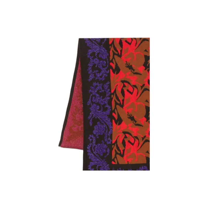VERSACE Polyester, Polyamide Knit Scarves Women's Multicolor-1