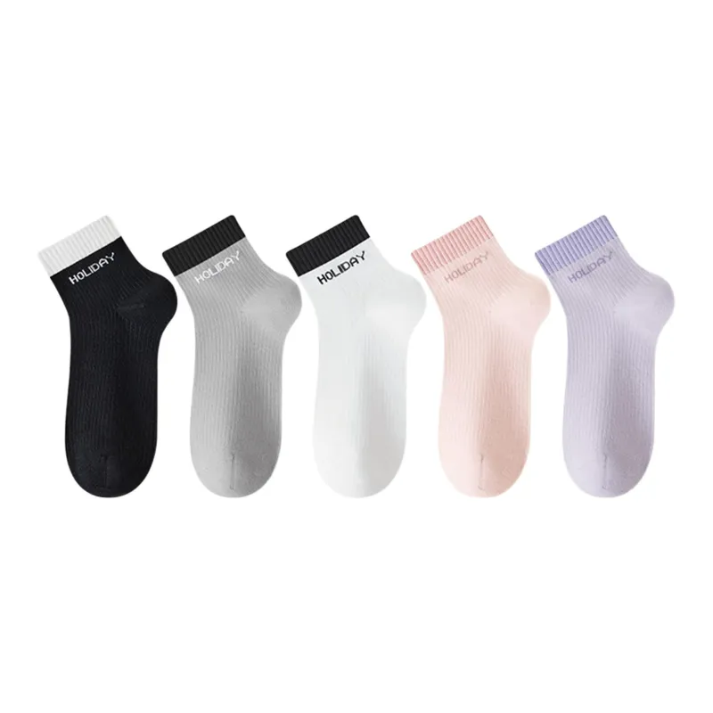 Urban Beauty Ankle Socks Unisex 5 Pack-1
