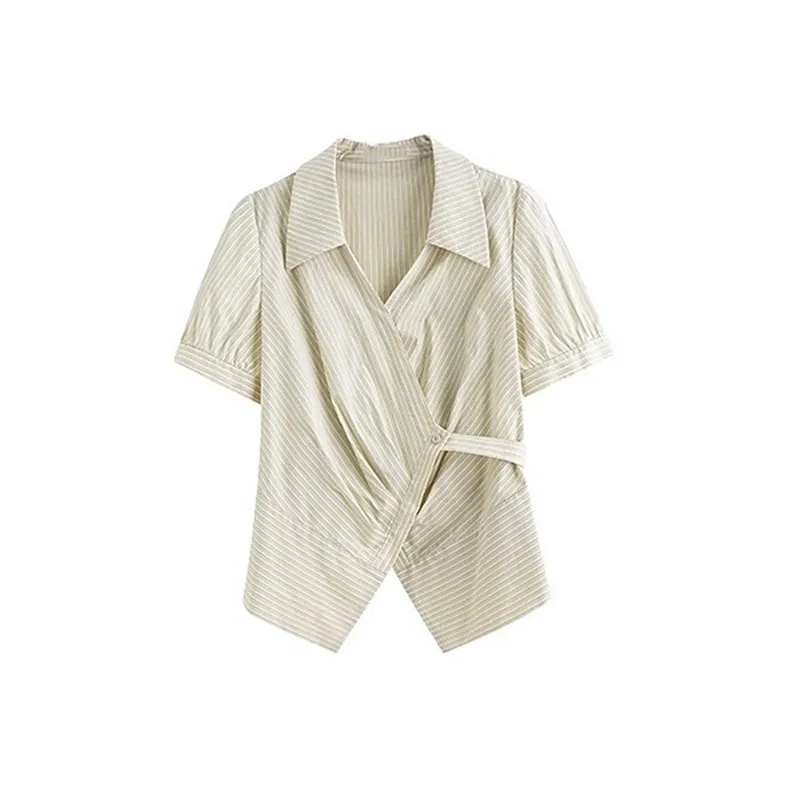 HDFULERN Shirts Women's Bamboo Flute Green-0