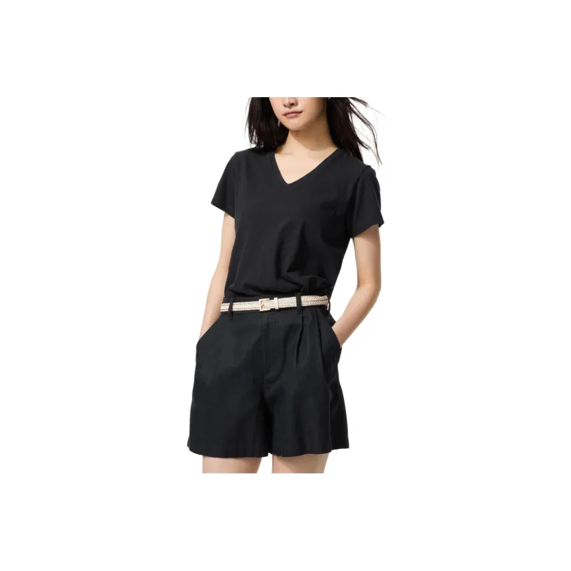 UNIQLO T Shirts Women's Black-0