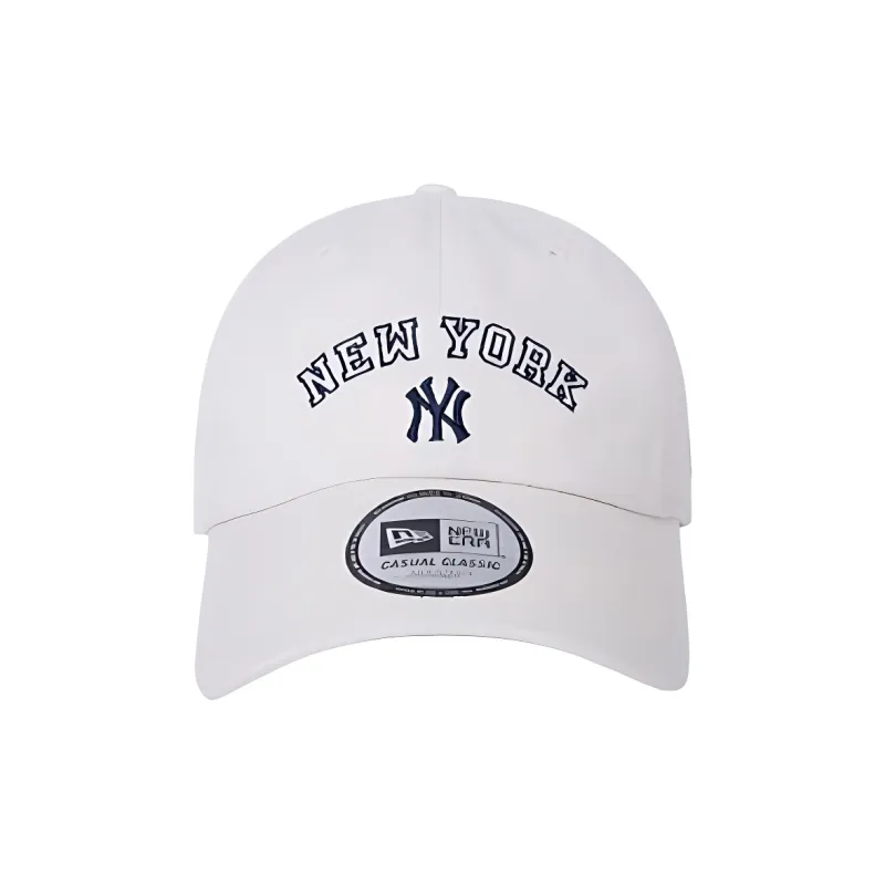 New Era Cotton Baseball Caps Unisex White-1