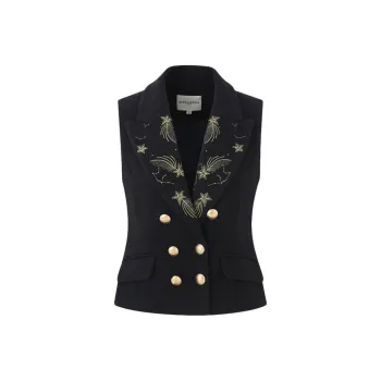 DIANA VEVINA Vests Women's Blue