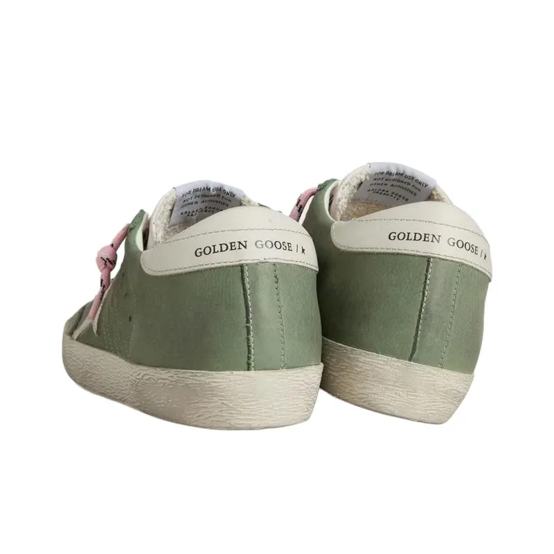 Golden Goose Super Star LTD Low Top Skateboard Shoes Women's Green-3