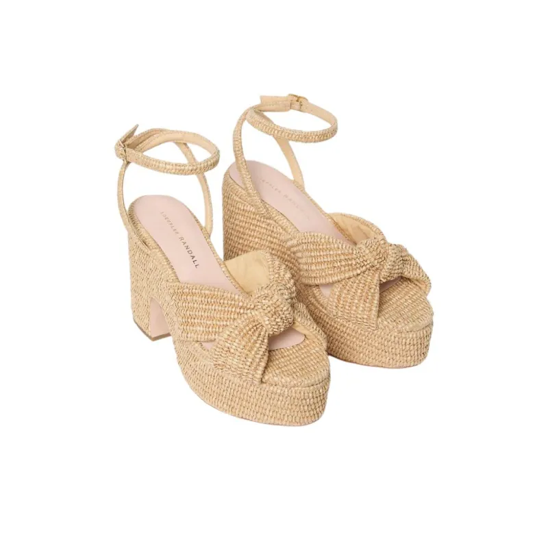 Loeffler Randall Liza One Strap Sandals 10cm Women's Beige-3