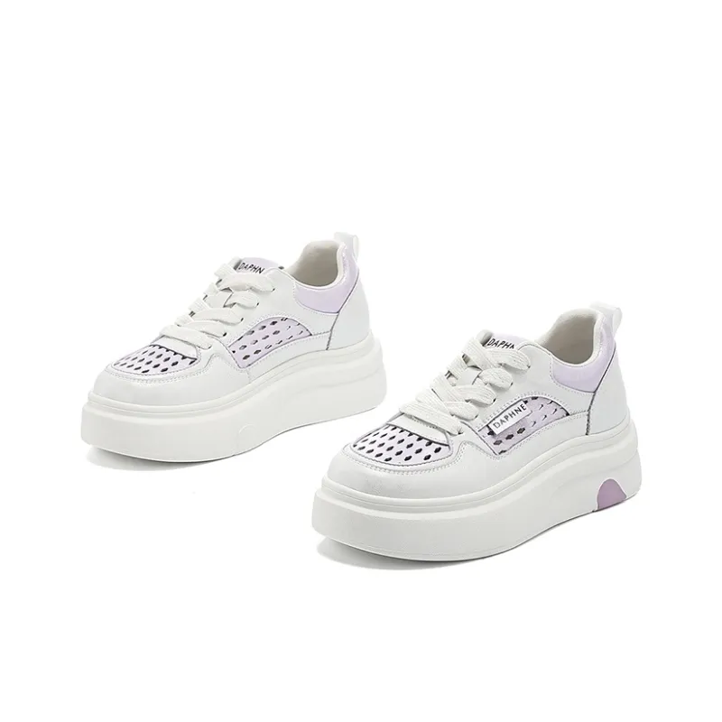 DAPHNE Anti Slip Wear Resistant Low Top Skateboard Shoes Women's-7